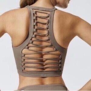 ALO Movement Strappy Yoga Longline Bra Tank L